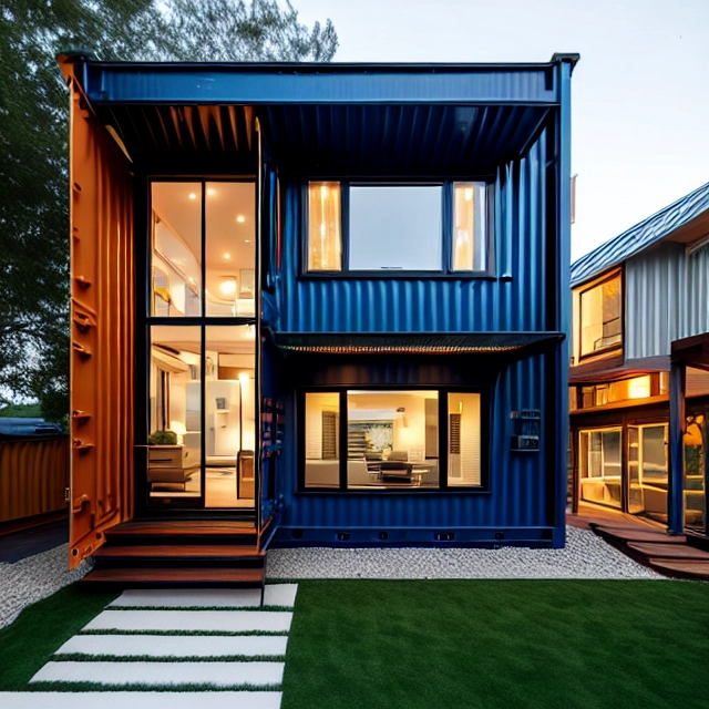 Classy shipping and delivery container property